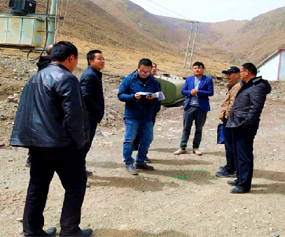 青海省自然资源部门对兴海铜鑫玛温根矿区绿色勘查生态环境保护治理实地验收