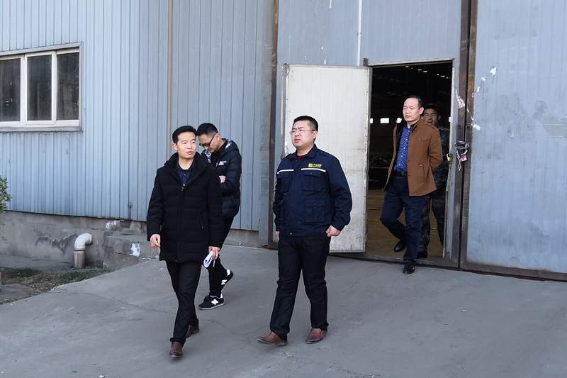 高新产业集聚区安监办到唐都公司检查指导工作