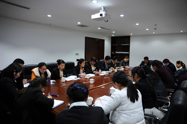 洛阳集美酒店管理有限公司召开1月份经营分析会