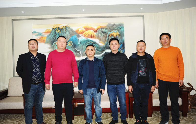 湖南太丰矿业集团副总刘著辉一行莅临开元集团访问交流